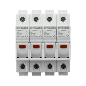 CHYT YTPV-32 1 ensemble de fusibles GPV PV DC 10x38mm à 1/2/3/4 pôles 1000V 1~32A et porte-<span class=keywords><strong>fusible</strong></span> - Product Image 3