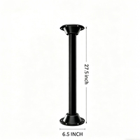 Pied de table de camping OEM ODM FUTU, installation facile, conception anti-desserrage, résistant aux chocs, fabriqué au Guangdong, pour camping-car, yacht, bateau, salle à manger