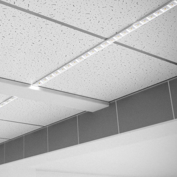 8er Set Ceiling Expert Akustik-Deckenfliesen – 595x595x12 Mm, Schwarz, Für 600er Raster