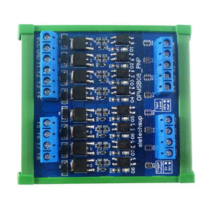 OPMSB08 Módulo Amplificador de Corriente IO de 8 Canales, Conversor de Nivel Lógico PWM NPN/PNP DC 3.3-24V 0-2kHz, Controlador LED 5A B444 - Product Image 3