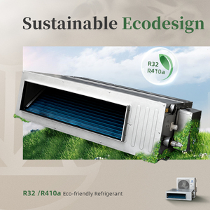 เครื่องปรับอากาศแบบท่อสำหรับธุรกิจขนาดเล็ก 18000-60000 บีทียู ความเร็วคงที่ ใช้สารทำความเย็น R410A แรงดันไฟฟ้า 220V รุ่น T1 ดีไซน์บาง เสียงเบา เหมาะสำหรับร้านค้าขนาดเล็ก - Product Image 4