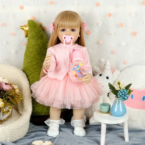 Lifereborn Venta caliente promocional 55CM Beb <span class=keywords><strong>Reborn</strong></span> Real Baby Girl Dolls Pintura facial mejorada <span class=keywords><strong>Reborn</strong></span> Baby Dolls - Product Image 4