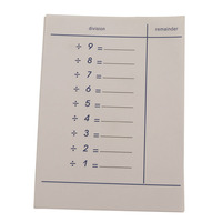 Tablas de División MA061, Juguetes Educativos de Madera para Bebés, Montessori, Matemáticas, para Niños