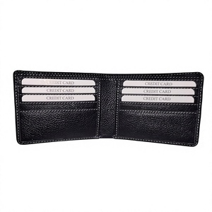 Men's BS INTERNATIONAL Fashionable Genuine Leather <b>Wallet</b> Custom Branded Logo Printed Waterproof Embroidery Open Letter Short - Product Image 3