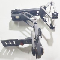 Contrôleur d'inclinaison électrique à double axe en forme de U Jianmei en forme de L avec joystick rotatif à 360 degrés correspondant à la plupart des caméras