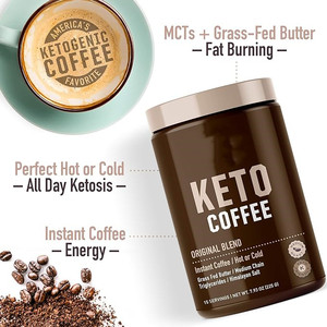 KETOコーヒーパウダーエネルギー & ダイエットサプリメントケトジェンコーヒープロテインパウダー - Product Image 4