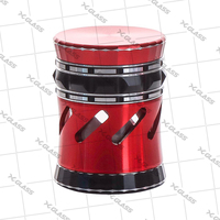 Broyeur à herbes en aluminium CNC personnalisé avec logo, en gros, en stock aux États-Unis, par XY GLASS