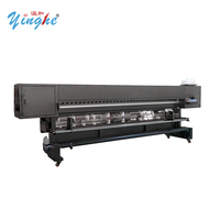Impresora de Formato Grande YINGHE de 3200 mm, 4 Cabezales de Impresión I3200 E1, Alta Velocidad, Compatible con Tinta de Sublimación a Base de Agua y Solvente Ecológico