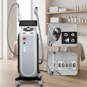 เครื่องกำจัดขนด้วยเลเซอร์ไดโอด 2 in 1 คุณภาพสูง และเครื่องลบรอยสักพิโคเซคันด์ พร้อมระบบทำความเย็นด้วยน้ำแข็ง กำจัดเม็ดสีด้วยเลเซอร์ - Product Image 1
