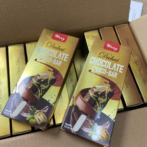 Vente flash Crème glacée molle de style Dubaï certifiée Halal au <span class=keywords><strong>chocolat</strong></span> au lait et à la pistache - Product Image 1