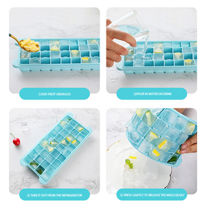 Food Grade Silicone Baby Food Supplement Freezer Small Frozen Ice Cube Ice Mold Silicone Molds - Product Image 2