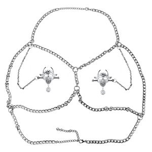 Groothandel Halloween Paar Orgie Etrotische Stimulatie Producten Bdsm Volwassen Bed Spel 304 Roestvrij Tepel Klemmen Seksspeeltjes - Product Image 3