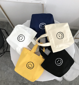 ออกแบบโลโก้ตามสั่ง กระเป๋าผ้าแคนวาสขนาดใหญ่ เป็นมิตรกับสิ่งแวดล้อม ทนทาน เหมาะสำหรับใช้ในมหาวิทยาลัยและช้อปปิ้ง - Product Image 3