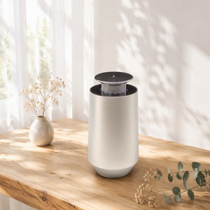 Mini-Aroma-Diffusor mit <span class=keywords><strong>Timer</strong></span> und Farbiger Ambientebeleuchtung, Tragbarer Ätherischer Öl-Diffusor für Zuhause, Büro und Reisen, Geschenkverpackung - Product Image 1