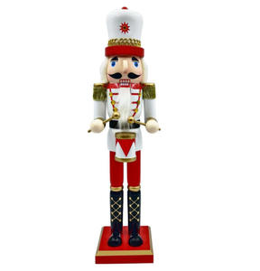 15.5 inch cao giáng sinh bức tượng giáng sinh <span class=keywords><strong>nutcracker</strong></span> bức tượng phim hoạt hình điêu khắc cho lò sưởi văn phòng Kỳ nghỉ phong cách - Product Image 1