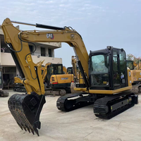 Excavatrice sur chenilles hydraulique Caterpillar CAT 308 d'occasion de 8 tonnes avec pince, prix compétitif, importée du Japon, à vendre