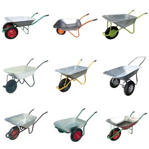 รถเข็นล้อนิวเมติกสำหรับใช้ในสวนถาดพลาสติกแบบแคบสำหรับใช้ขนส่งทางอุตสาหกรรม - Product Image 5