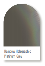 rainbow holo platinum grey