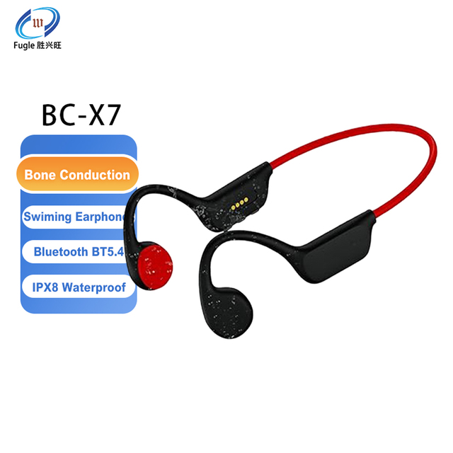 2026 Factory Wholesale IPX8 Bone Conduction Open Ear Ear Buds BC-X7 for Running Swimming Stereo Wireless Earphone Headphones