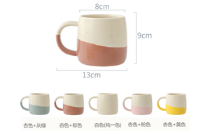 Venta al por mayor <span class=keywords><strong>semillas</strong></span> de sésamo diseño taza de café de cerámica mate reutilizable taza de café de cerámica logotipo personalizado porcelana capuchino Taza de cerámica - Product Image 6
