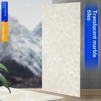 Panneaux minces translucides en pierre, translucides et transmettant la lumière, pour plafonds suspendus, feuilles de résine acrylique, pierre de marbre artificielle