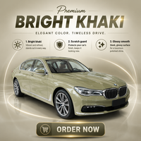 Film de protection de véhicule en vinyle brillant métallique nacré auto-cicatrisant, film de changement de couleur TPU PPF coloré en gros, OEM ODM