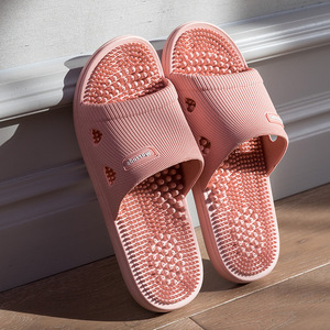 Pantuflas de Masaje para Hombre, Sandalias de Baño de Verano para Mujer, Antideslizantes, Suela Blanda, Color Sólido, Zapatos Casuales, Sandalias Planas - Product Image 3