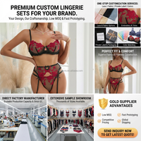 Lingerie de nuit sexy pour femmes avec bas résille, combinaison respirante en dentelle rose transparente, lingerie pour femmes