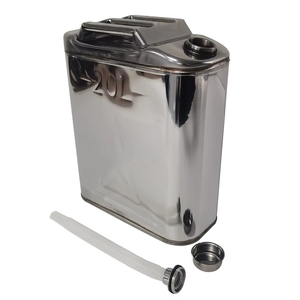 Bidon de stockage d'huile, bidon de liquide, réservoir de gaz, réservoir d'huile, bidon jerrycan, réservoir en acier inoxydable, réservoir de carburant, réservoir métallique, réservoir portable, bidon d'huile avec <span class=keywords><strong>bec</strong></span> <span class=keywords><strong>verseur</strong></span> - Product Image 2