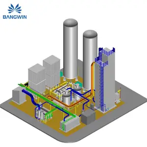 BW tanaman pemisah udara, peralatan produksi Argon kriogenik ekonomis