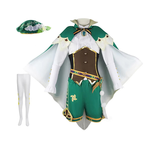 Nueva llegada Genshin Impact Cosplay disfraz Wendy's disfraz Original Dios Cosplay Anime juego traje <span class=keywords><strong>para</strong></span> <span class=keywords><strong>Halloween</strong></span> - Product Image 5