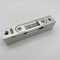 Niveau à bulle en acier inoxydable REALMAX, horizontal, 100 mm, mini règle de niveau à bulle, niveleur bidirectionnel avec aimant puissant