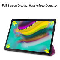 Tri-Fold Antichoc Plein Pu En Cuir Mince Tablette Cas Pc Housse De Protection Pour Samsung Galaxy Tab S5E 10.5 Pouces T720 T725