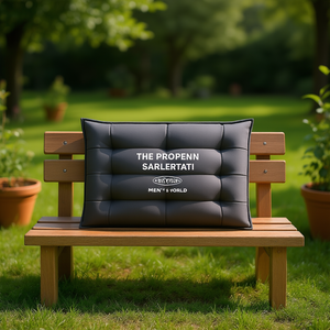 Cojín para Banco de Jardín de Tela Oxford Antracita, 100% Poliéster, Acolchado, para Uso en Todas las Estaciones - Product Image 2