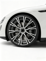 Jantes de voiture neuves en alliage d'aluminium forgé PCD 100 mm, finition chromée, design concave, 20 mm ET, marque GY, ajustement universel 1