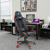 Offre Spéciale élégante chaise pivotante Gamer chaise d'ordinateur pliable en cuir et en fer de style course minimaliste pour un usage domestique