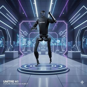 Robot humanoïde bipède avancé - Unitree H1 |   Taille standard pour usage académique et industriel - Product Image 1
