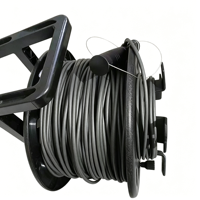 Câble à fibres optiques plaqué or 8K pour enrouleur de câble 2.1, 48 Gbps AOC avec bobine portable pour projecteur HDMITV, diffusion en direct extérieure 300M