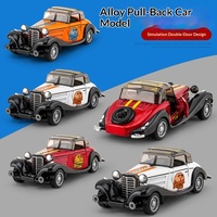 Voiture miniature en alliage pour garçons, modèle 1:36, à rétrofriction, avec portes ouvrantes, inspirée des célébrités TikTok et des diffusions en direct
