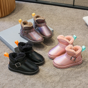 2023 Direct Furry enfants neige hiver bébé coton <span class=keywords><strong>bottes</strong></span> épaissir filles réchauffement garçons velours anti-neige <span class=keywords><strong>bottes</strong></span> bottines - Product Image 5