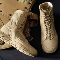 Bottes tactiques en Cordura résistantes aux déchirures, amortissantes, antichoc, rigides, haute résistance, pour la randonnée et les missions.