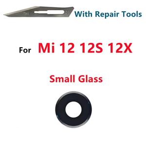 Nouveau pour <span class=keywords><strong>Xiaomi</strong></span> <span class=keywords><strong>Mi</strong></span> 12 12X 12S arrière caméra arrière lentille en verre pièces de rechange couverture avec autocollant adhésif 2201123G 2201123C - Product Image 3