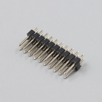 SCONDAR OEM Connecteurs de carte PCB à double rangée verticale, pas de 2,54 mm, traversants, 10 et 20 broches (10p, 20p), mâle et femelle