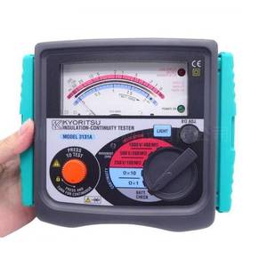 เครื่องทดสอบความต้านทานฉนวนคิโยวริทสึ รุ่น 3131A 500V จอแสดงผลแบบอนาล็อก ผลิตในญี่ปุ่น - Product Image 1