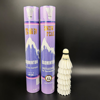 Volant de badminton SNOWPEAK SP-05 de niveau tournoi, plumes de canard Cigu de qualité supérieure, atterrissage précis pour les matchs de compétition