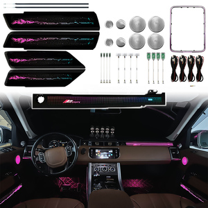 AUTOWELLUS - Luz Ambiental LED de Lujo de 12 V para Range Rover <span class=keywords><strong>Vogue</strong></span> 2014-2017, Actualización Interior, Lámpara de Atmósfera, Marco de Techo Iluminado - Product Image 1