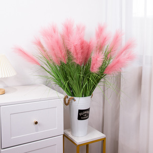Fleurs artificielles Timo, herbe de roseau 60 cm, soie durable, décoration intérieure et extérieure - Product Image 4