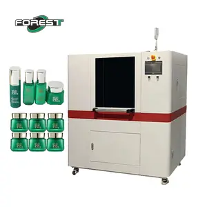 Industrial Cylindrical Inkjet Printer For Getting Good Adhesive To Cosmetic Bottle Lipstick Glassware Barware Spirit Bottle