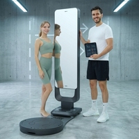 Analyseur de composition corporelle numérique U+300 avec application intelligente, mesure d'impédance, analyse de posture, suivi de la forme physique, poids