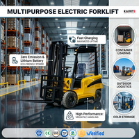 Chariot élévateur électrique 5 tonnes 3 tonnes grande capacité pour manutention extérieure haute puissance à entraînement AC
